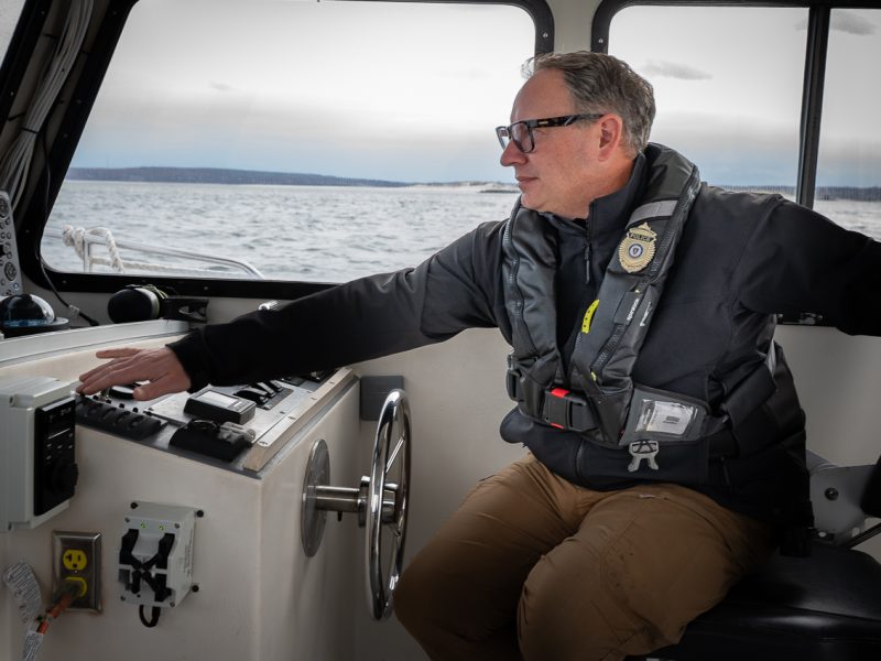 He’s responsible for more than 100 square miles of water