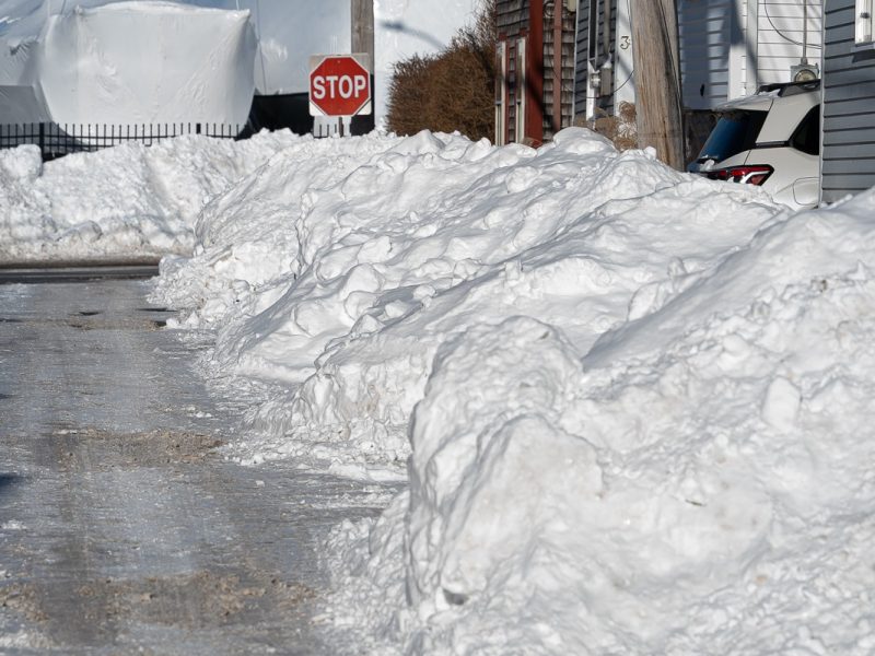 Blizzard bears down on Plymouth