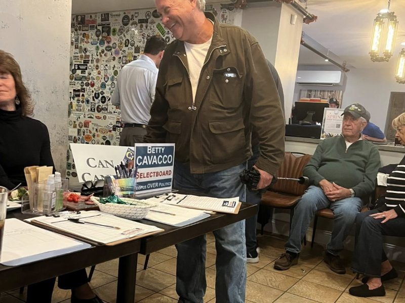 A negative sign for the Select Board race