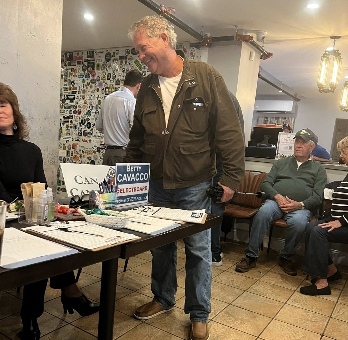 A negative sign for the Select Board race