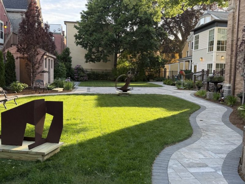 Downtown sculpture garden unveiled