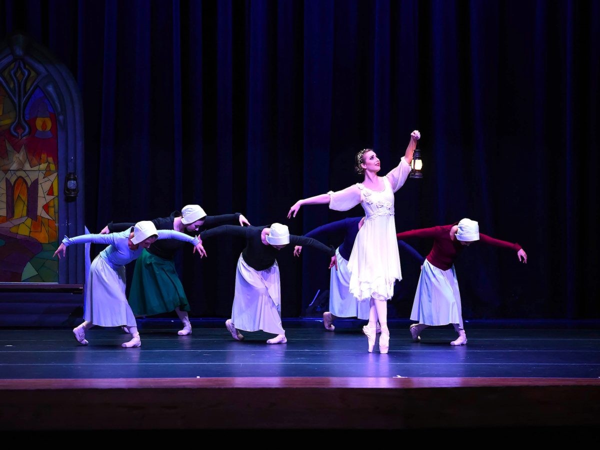 Pilgrims take the stage in a story told through ballet