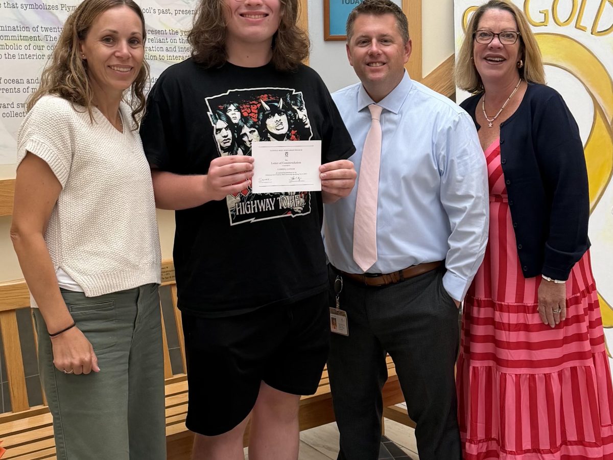 Plymouth South senior scores big in the classroom and on the gridiron